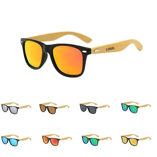 Polarized Retro Bamboo Wood Sunglasses for Men and Women
