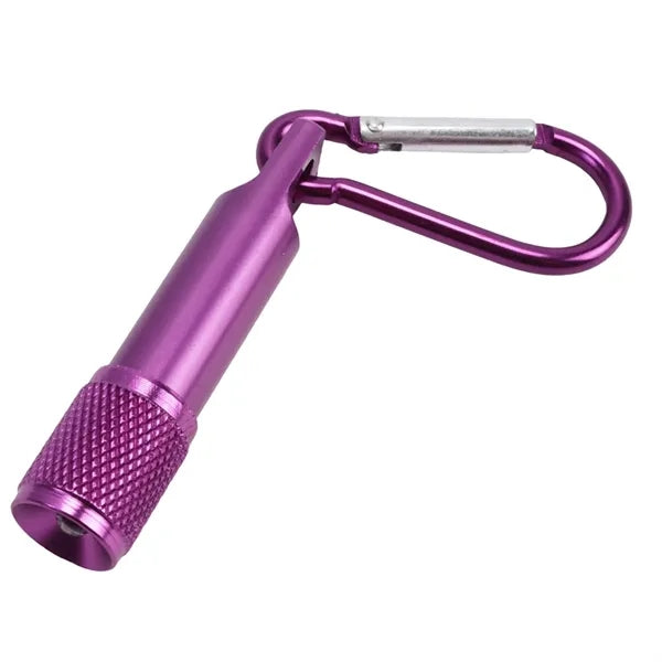 Led Mini Flashlight Keychain With Carabiner