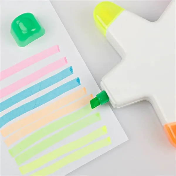 Star Shape 5 Color Highlighter Marker