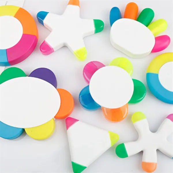 Star Shape 5 Color Highlighter Marker
