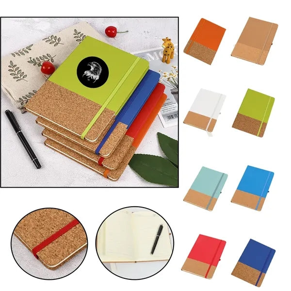 Eco-Friendly A5 Notebook with Full-Color Logo