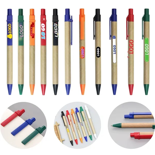 Eco-Friendly Kraft Paper Pen