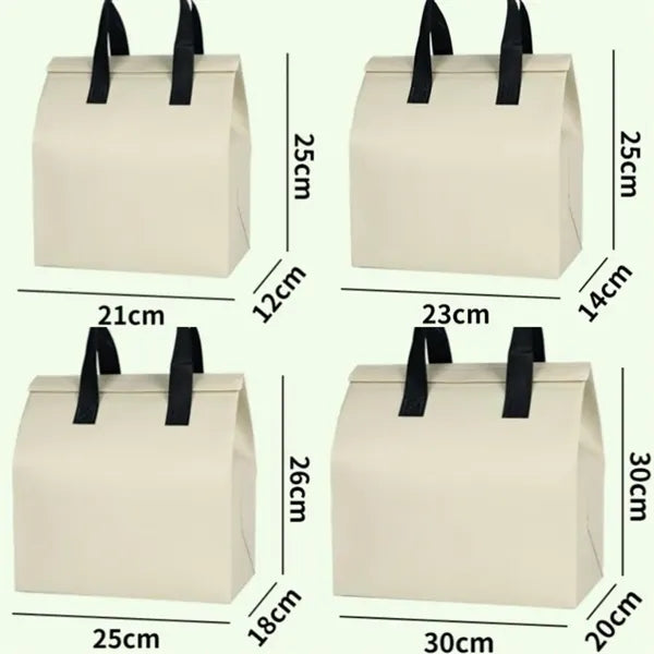 10x10x7In Insulated Grocery Bag for Hot&Cold Food