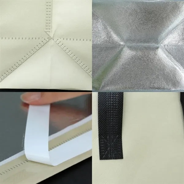 10x10x7In Insulated Grocery Bag for Hot&Cold Food
