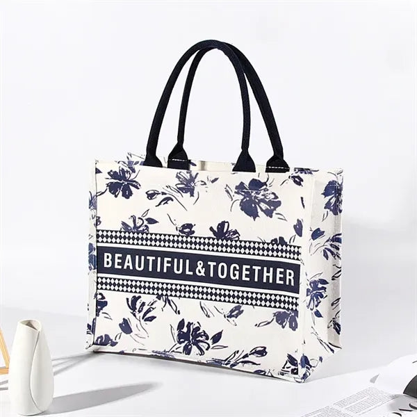 Full Color Canvas Gift Tote Bag