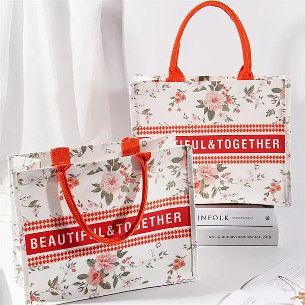 Full Color Canvas Gift Tote Bag