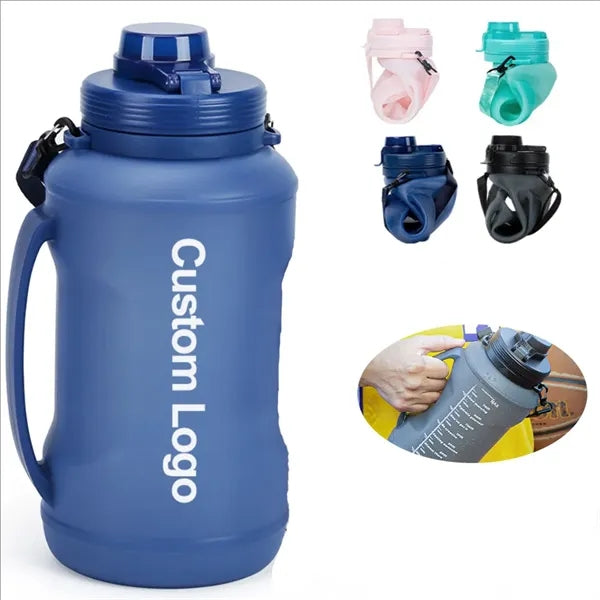 64 Oz Silicone Foldable Sports Kettle