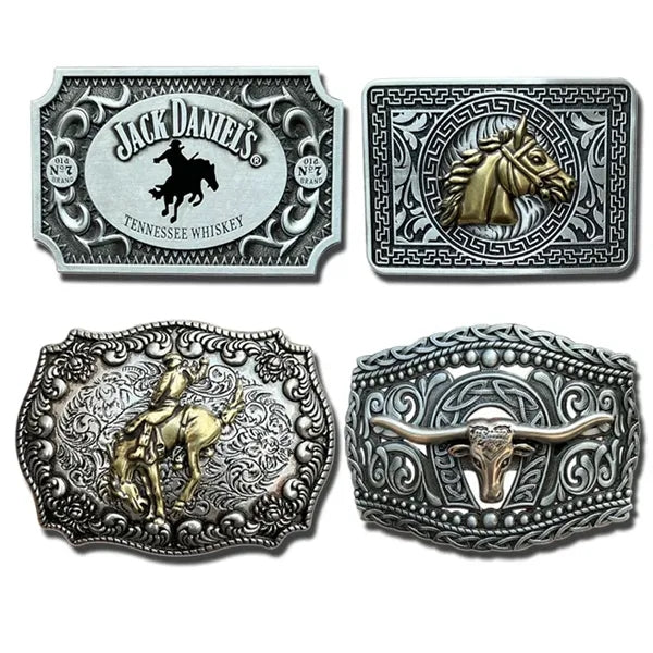 Western Belt Buckles # Antique Cowboy Rodeo Style