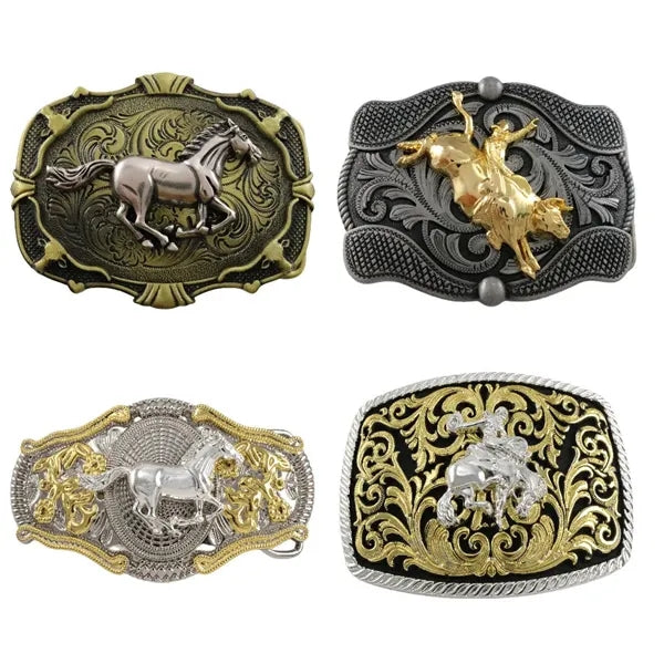 Western Belt Buckles # Antique Cowboy Rodeo Style