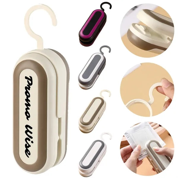 Small Two-In-One Sealing Machine With Cutter Rechargeable