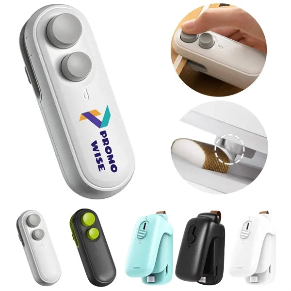 Rechargeable Mini Sealer With Magnetic Suction Hidden Blade