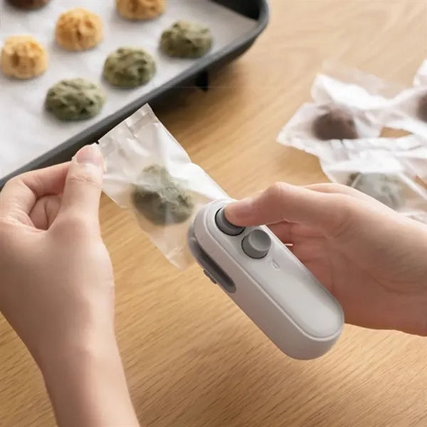 Rechargeable Mini Sealer With Magnetic Suction Hidden Blade