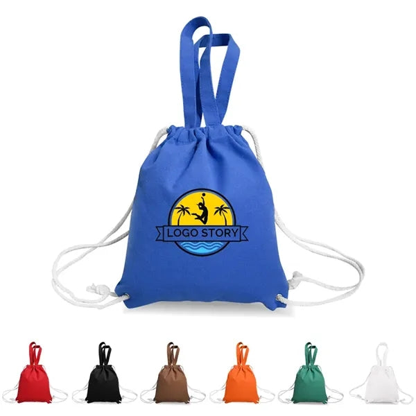 Canvas Drawstring Tote Bag
