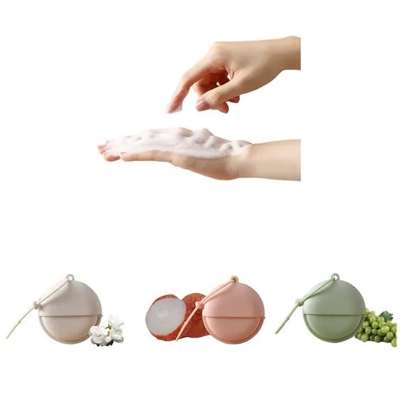 Portable Disposable Soap Chip Key Chain With Lanyard