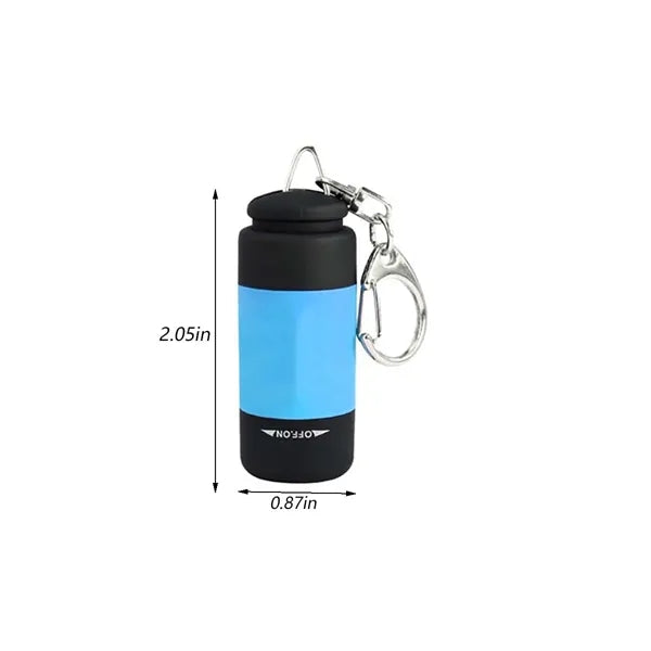 Mini USB rechargeable led outdoor keychain flashlight