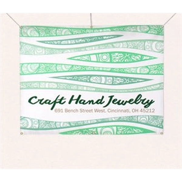 Banner - Canvas, 9oz White Woven Fabric