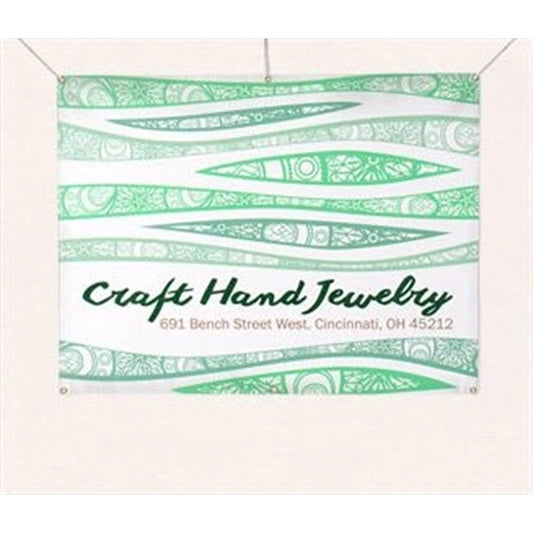 Banner - Canvas, 9oz White Woven Fabric