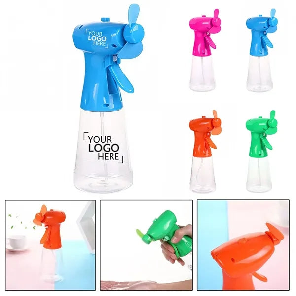 Handheld Fan with Spray