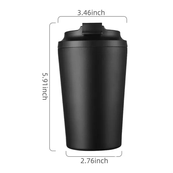 12oz Portable Stainless Steel Insulated Coffee Cup