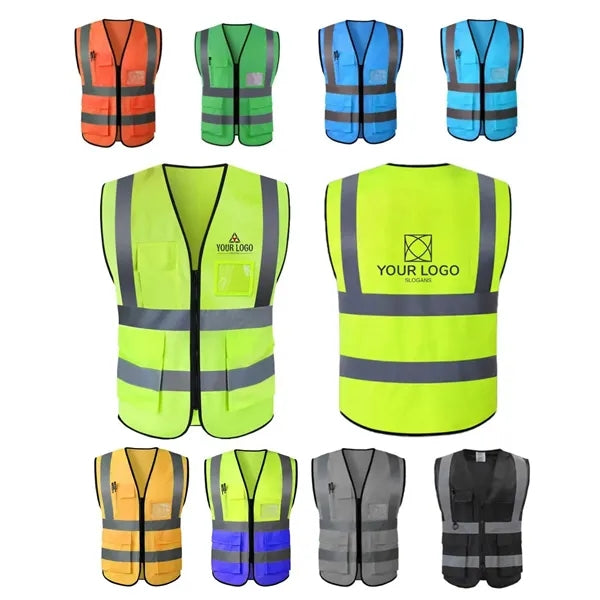 High-visibility reflective vests,Customizable