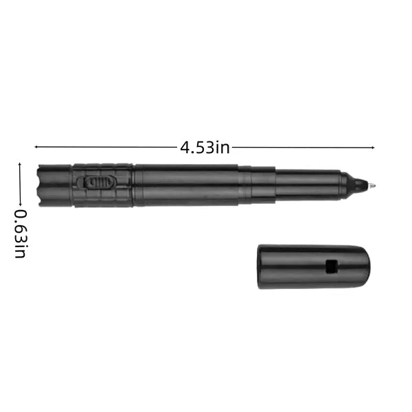 MOQ Camping Whistle Lanyard with LED Light Pen & Flashlight
