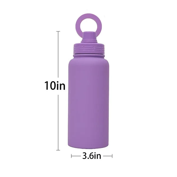33oz Magnetic Phone Bracket Water Bottle