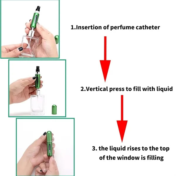 Portable Perfume Atomizer Spray Bottle