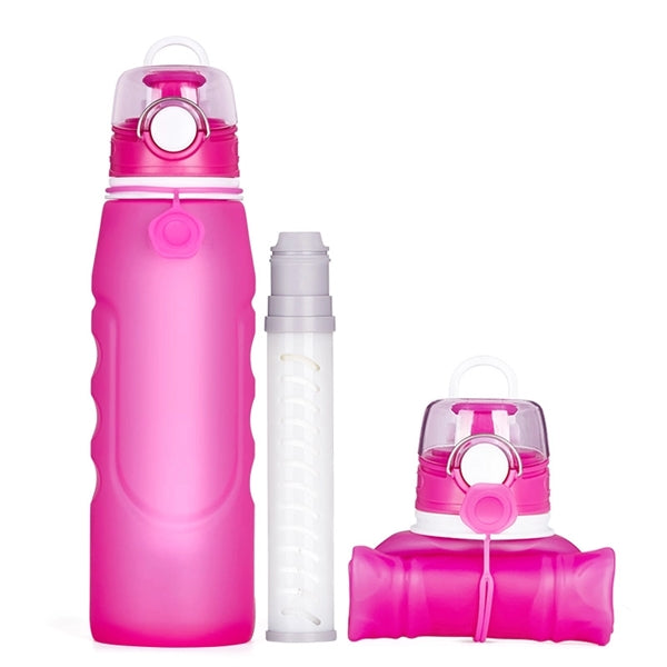 24oz Folding Sports Water Bottles- FDA certified