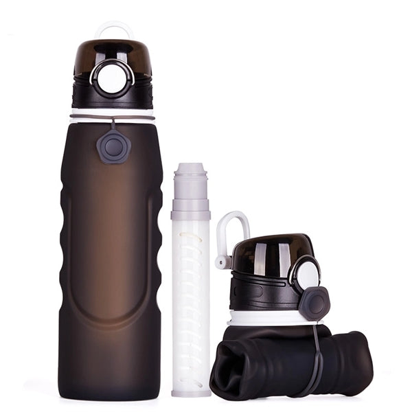 24oz Folding Sports Water Bottles- FDA certified