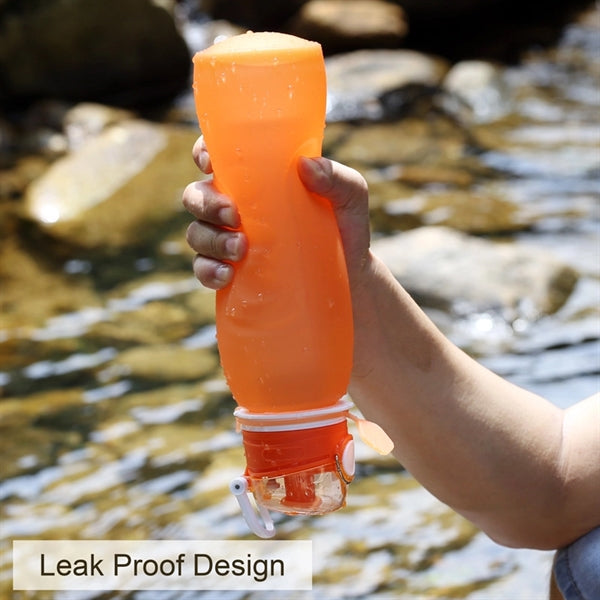 24oz Folding Sports Water Bottles- FDA certified
