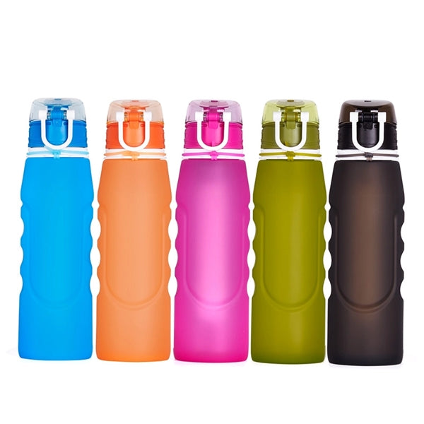 24oz Folding Sports Water Bottles- FDA certified