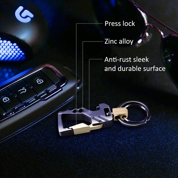 Multi-function 3-in-1 Key Tag With Bottle Opener and spinner