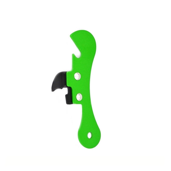 Solid Color Aluminum Bottle Opener and Keychain