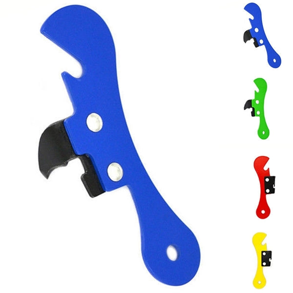 Solid Color Aluminum Bottle Opener and Keychain