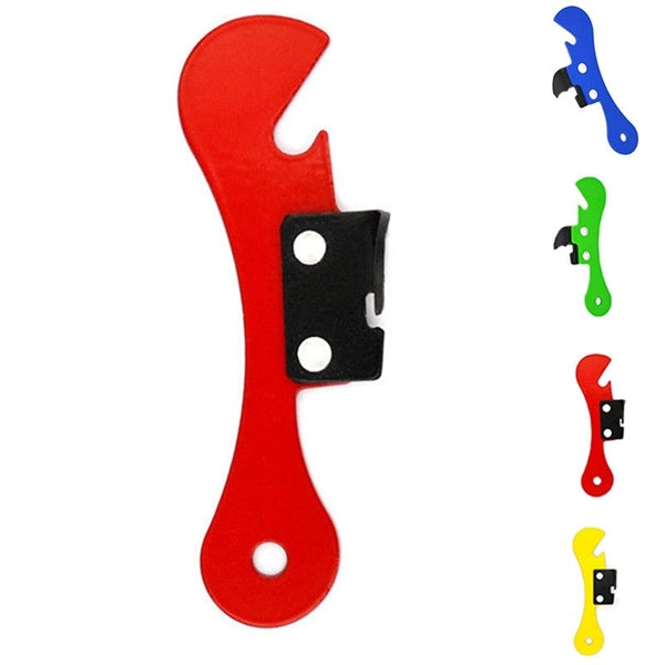 Solid Color Aluminum Bottle Opener and Keychain