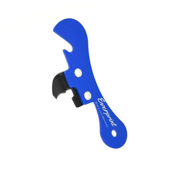 Solid Color Aluminum Bottle Opener and Keychain