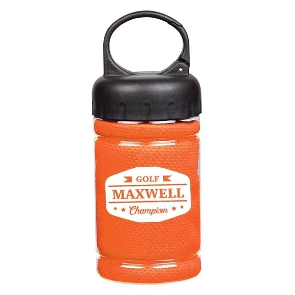 Cooling Towel in Carabiner Case