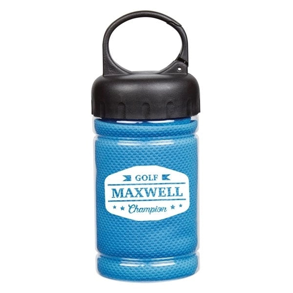 Cooling Towel in Carabiner Case
