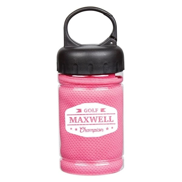 Cooling Towel in Carabiner Case
