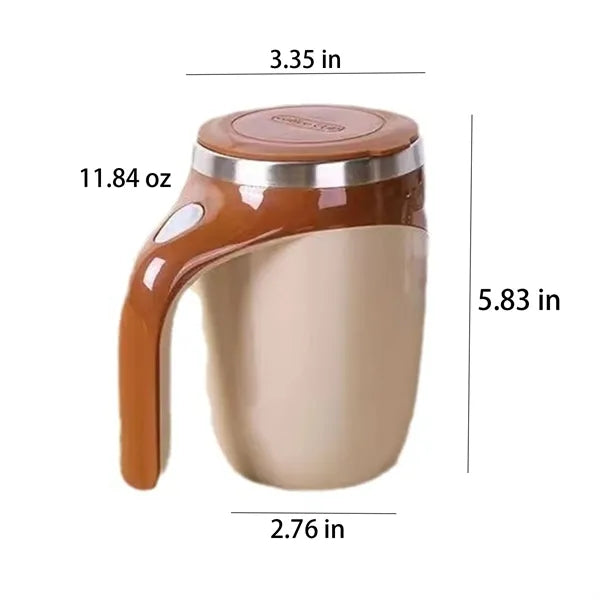 Automatic Self Stirring Coffee Mug Stainless Insulated Cup
