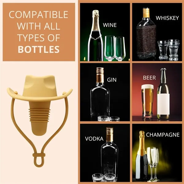 Cowboy Hat Wine Stopper