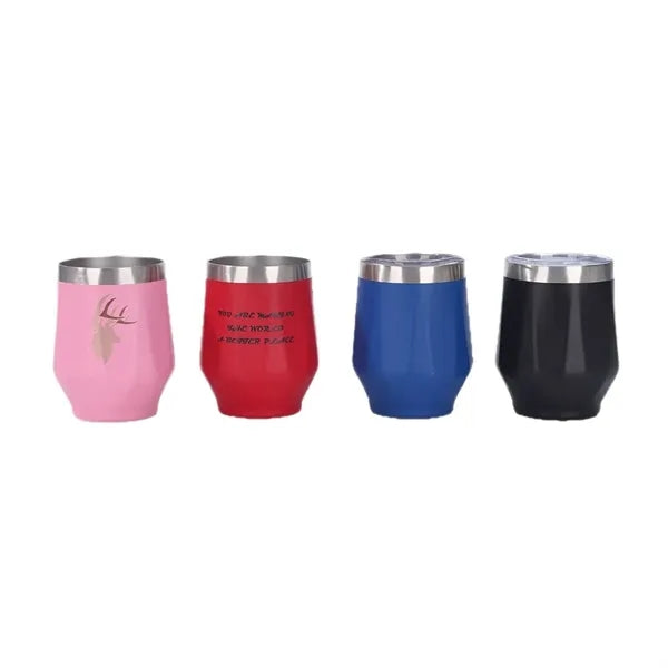 12oz Double-Wall Stainless Steel Tumbler