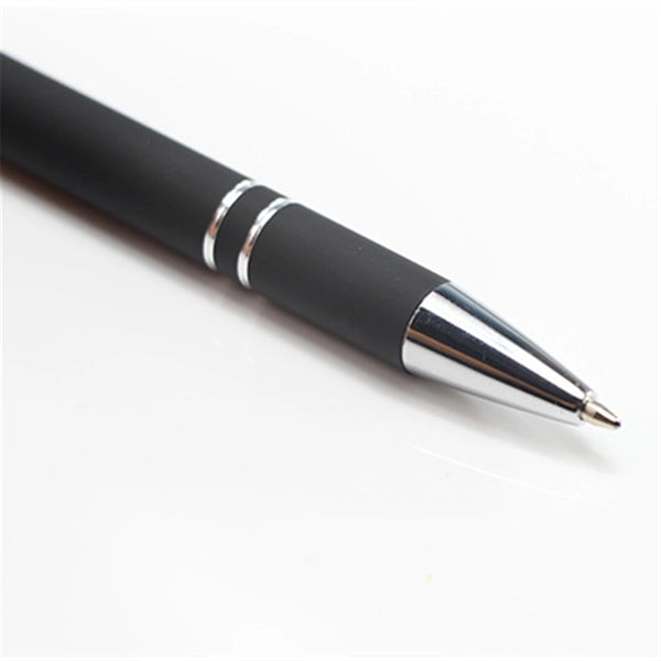 Soft Touch Ballpoint Pen With Stylus