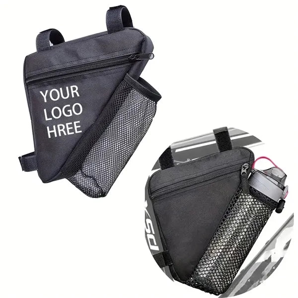 Bike Frame Bag With Bottle Mesh Pouch