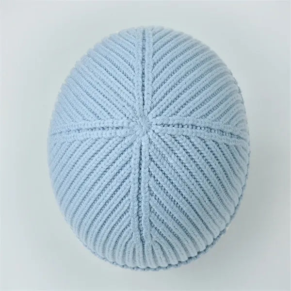 Full Color Thick Knit Beanie Hat