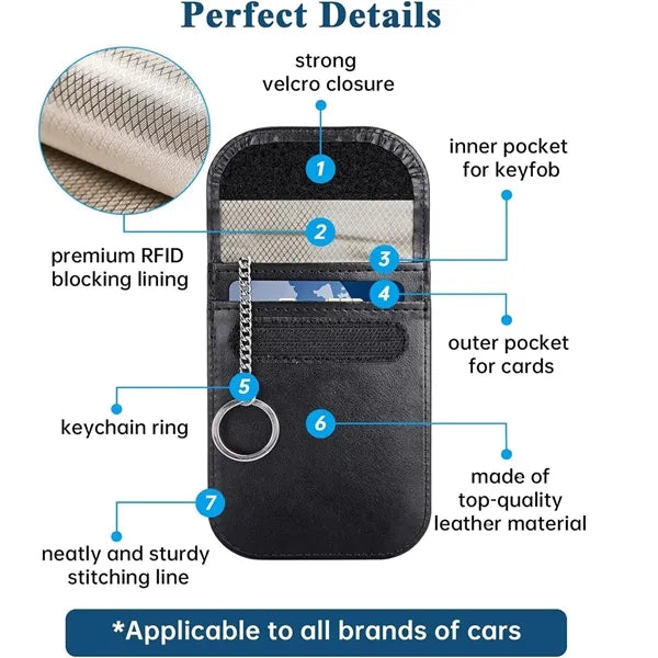 Car Key RFID Signal Blocking Pouch