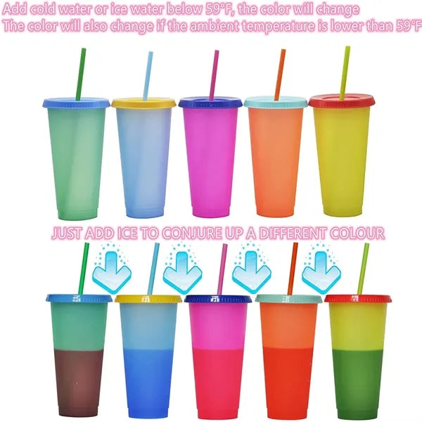 24 OZ Changing Color Cup