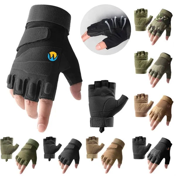 Wear-Resistant Half-Finger Non-Slip Tactical Gloves