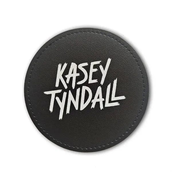 4" Round PU Leather Soft Drink Coaster