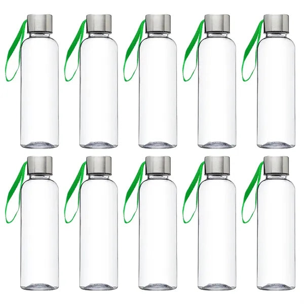 18oz Plastic Gym Strap Slim Water Bottle Travel Tumbler